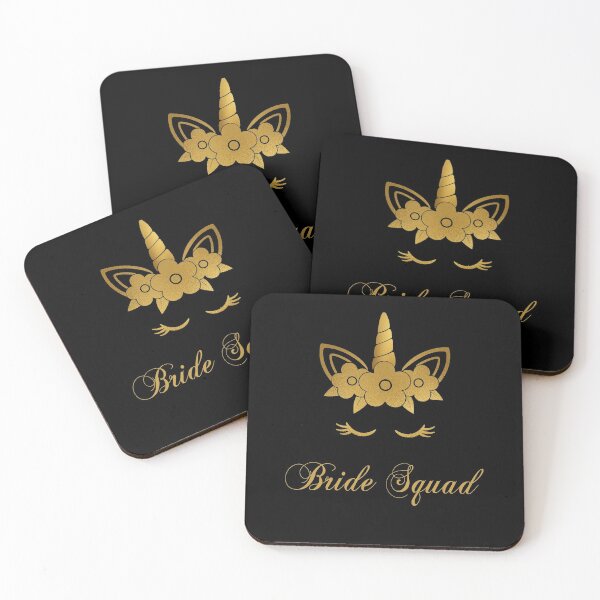 Item preview, Unicorn Bride Squad Bride Tribe Team Gift Bachelorette Party designed and sold by Jelisandie.