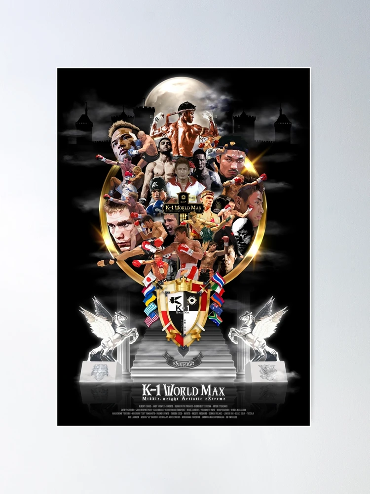 Original K-1 WORLD MAX POSTER by shunsukevisuals | Poster