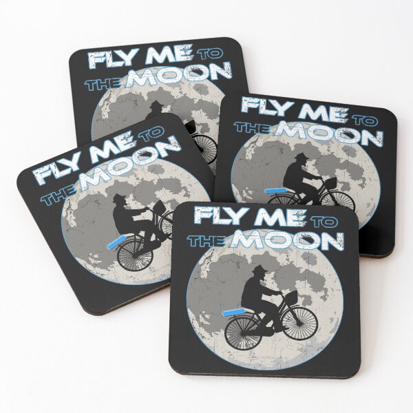 Item preview, Fly me to the Moon e-bike designed and sold by NicGrayGraphic.