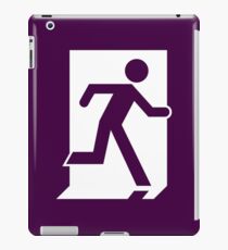 Emergency Exit Sign, with the Running Man iPad Case/Skin