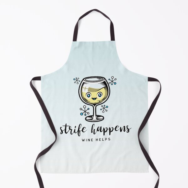 Item preview, Strife Happens Wine Helps (White) designed and sold by Inktopia-Art.