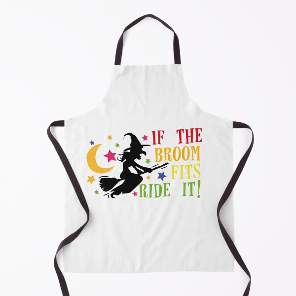 Item preview, If The Broom Fits Ride It - Halloween designed and sold by KiwiArt 2020.