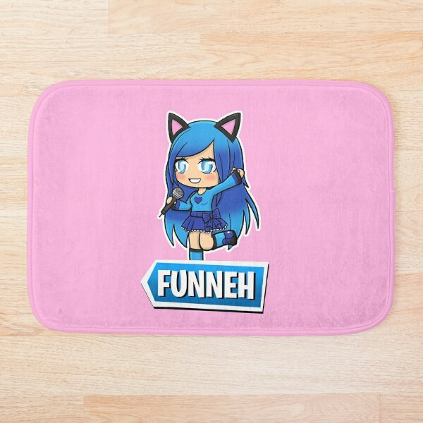 Funneh Roblox Bath Mats Redbubble - images of funnehs roblox character