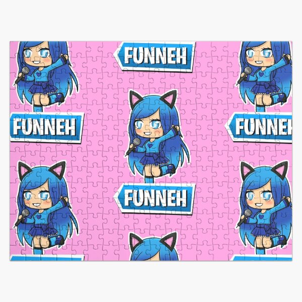 Funneh Roblox Jigsaw Puzzles Redbubble - funneh roblox granny obby youtube