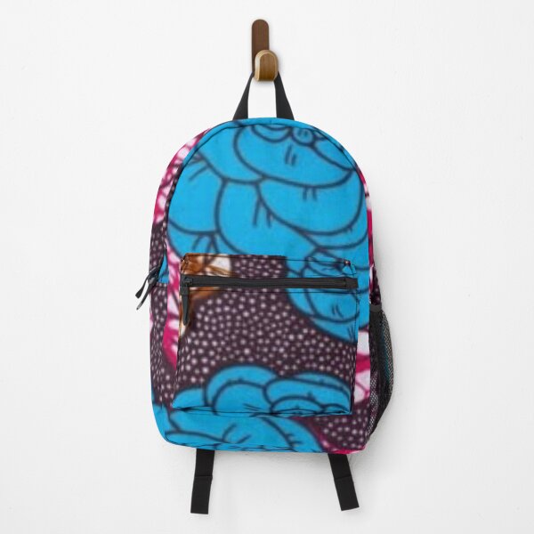 Item preview, Blue Colorful Flower African Wax Print designed and sold by africanvisuals.