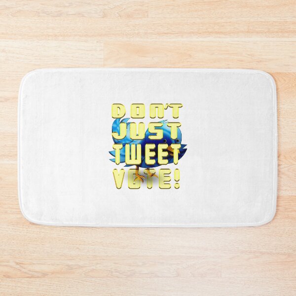 Item preview, Wacky & Fun, “DON'T JUST TWEET VOTE!” IN YELLOW designed and sold by Joanenices.