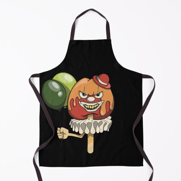 Item preview, Halloween caramel candy apple scary clown designed and sold by Fruit-Tee.