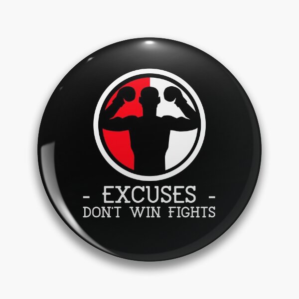 Item preview, Excuses Dont Win Fights Flexing designed and sold by jacks-tees.