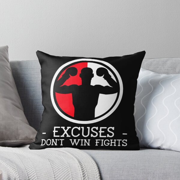 Item preview, Excuses Dont Win Fights Flexing designed and sold by jacks-tees.
