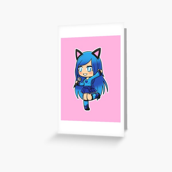 Funneh Singing Gacha Girl Greeting Card By Pickledjo Redbubble - funneh roblox greeting cards redbubble