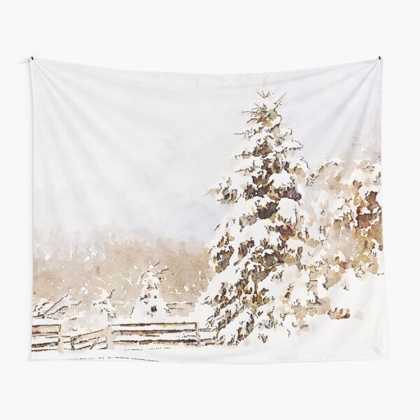 A Winter Sentinel Tapestry