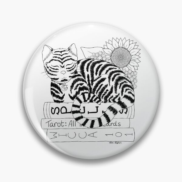 Item preview, Witch's Familiar in Black and White designed and sold by Lea Fisher.