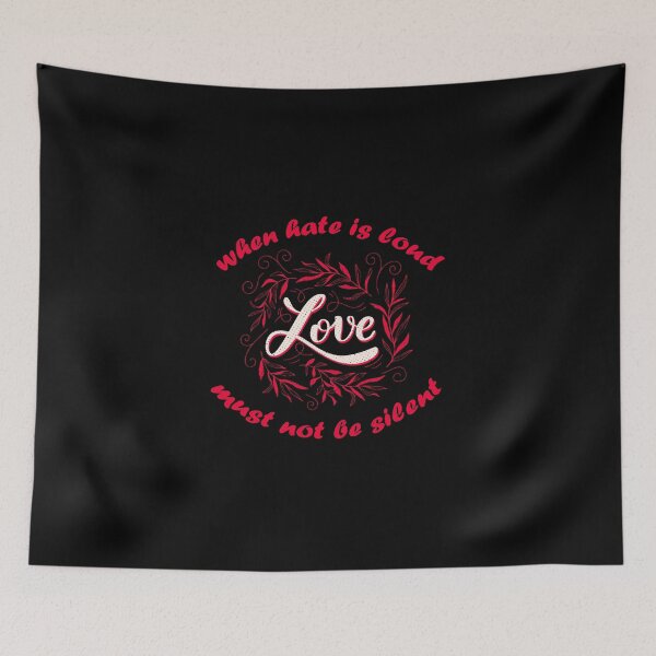 Item preview, When Hate Is Loud designed and sold by artworkbyrihen.