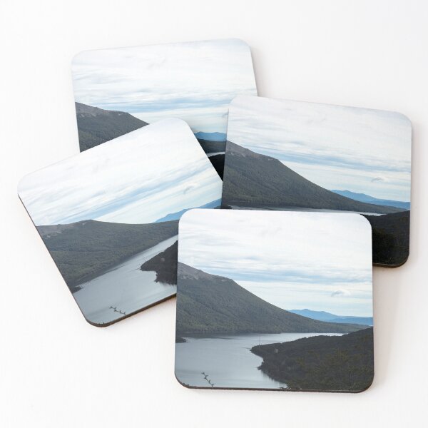 Item preview, Tierra del Fuego, lake and mountains designed and sold by HazelWright.
