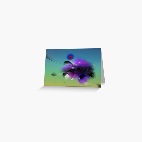 abstract scenery Greeting Card