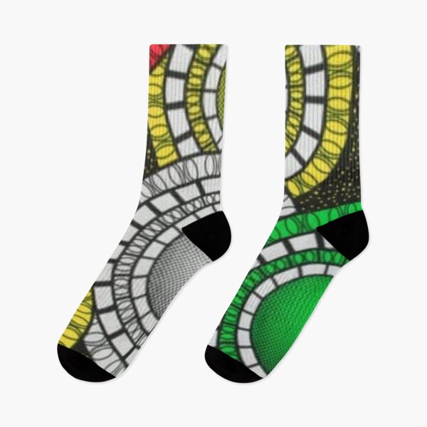 Item preview, Traffic Light Colors African Wax Print designed and sold by africanvisuals.