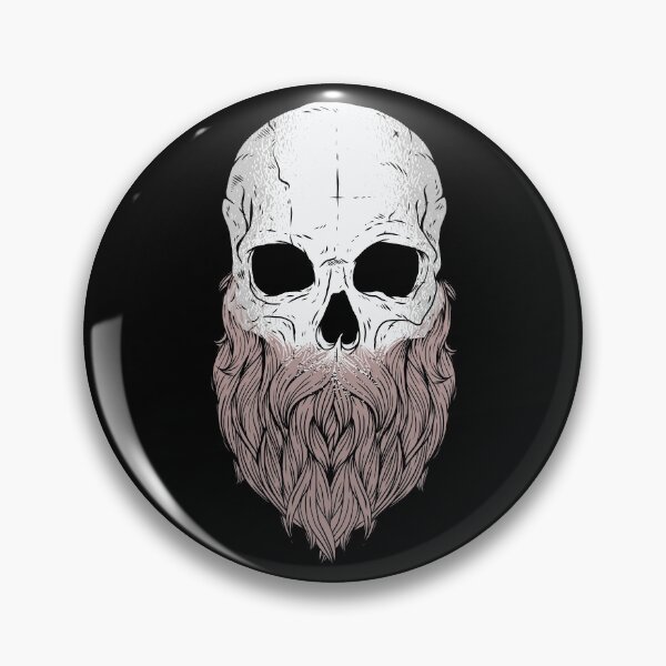 Item preview, BEARDED SKULL - Bearded skull designed and sold by BINYA-SHOP.