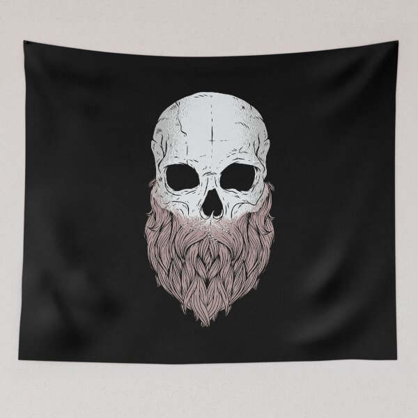 Item preview, BEARDED SKULL - Bearded skull designed and sold by BINYA-SHOP.