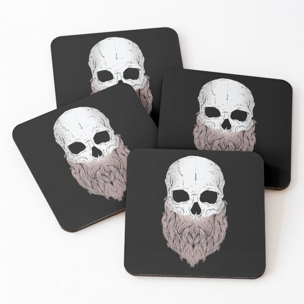 Item preview, BEARDED SKULL - Bearded skull designed and sold by BINYA-SHOP.