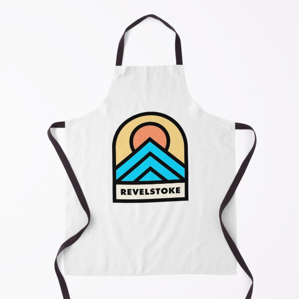 Item preview, Revelstoke Retro Badge Black Lines designed and sold by modeoftravel.