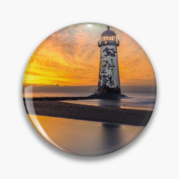 Item preview, Sunset At Talacre Lighthouse Wales designed and sold by AJEvans.