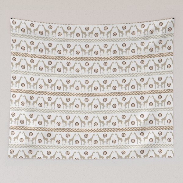 Item preview, Light Ethnic Giraffe, African Giraffe, Afrocentric Pattern, African style pattern designed and sold by UrbanApparel.