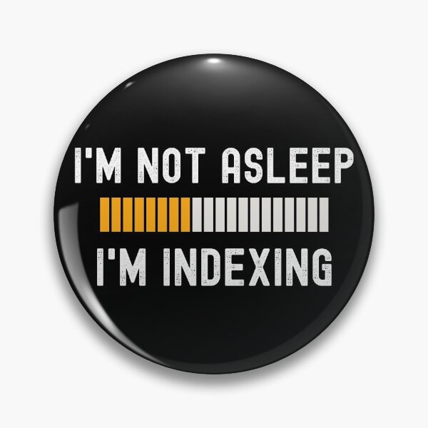 Item preview, I'm Not Asleep, I'm Indexing designed and sold by cheekygeek.