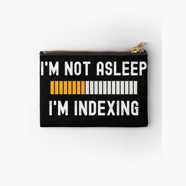Item preview, I'm Not Asleep, I'm Indexing designed and sold by cheekygeek.