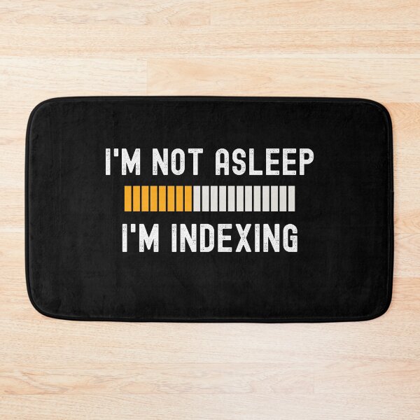 Item preview, I'm Not Asleep, I'm Indexing designed and sold by cheekygeek.