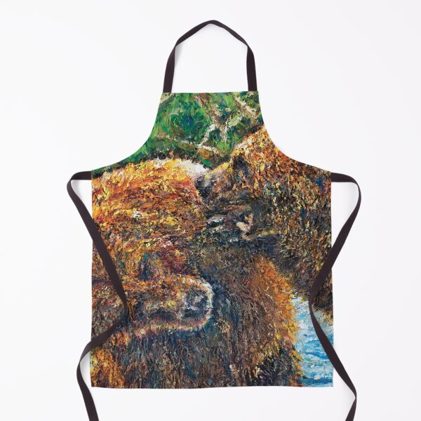 Item preview, Grizzly Bears, an oil painting, "Persbearctive" designed and sold by Josh De Pasquale.