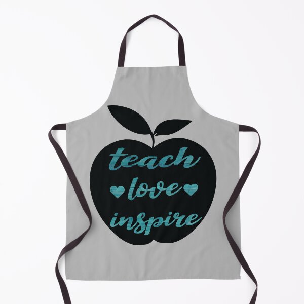 Item preview, teach love inspire Teaching Teacher quote School Gift back to study designed and sold by khalidelk.