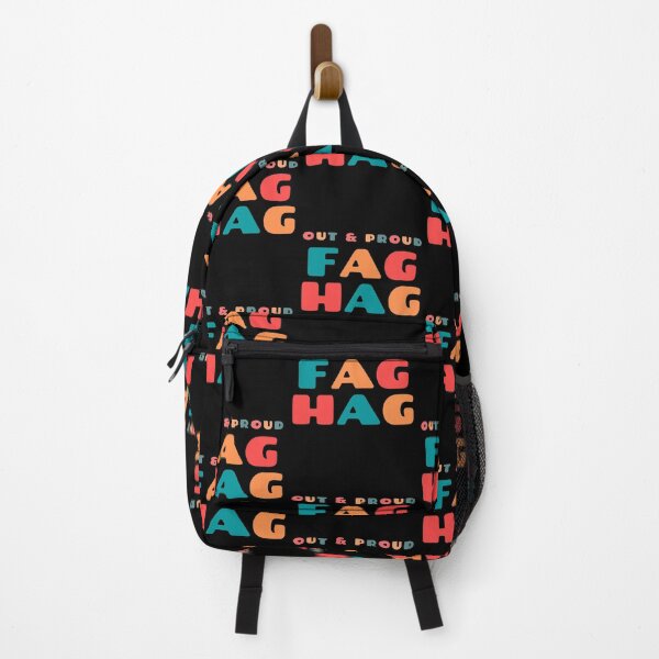 Item preview, Out & Proud Fag Hag designed and sold by PinkFellow.