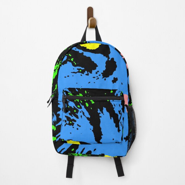 Item preview, ANGRY CAT POP ART - BLUE YELLOW GREEN BLACK designed and sold by NYWA-ART.