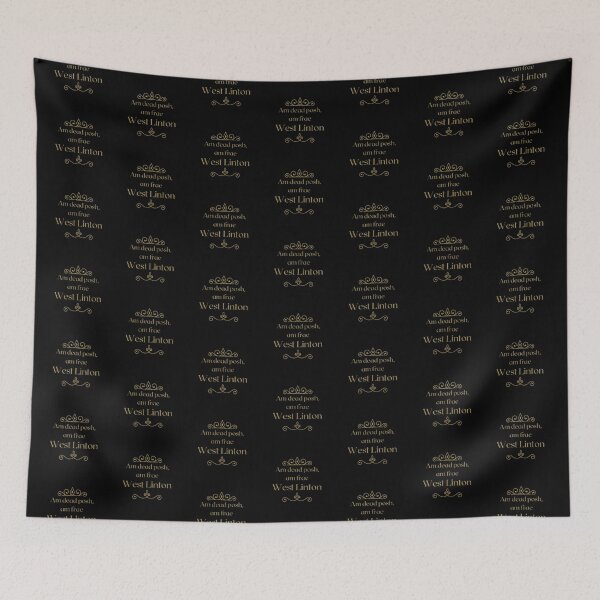 Item preview, Am dead posh, am frae West Linton | Scottish Borders designed and sold by yourscotborders.