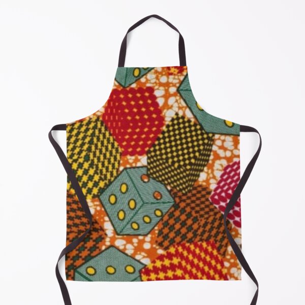 Item preview, Colorful Dice African Wax Print designed and sold by africanvisuals.