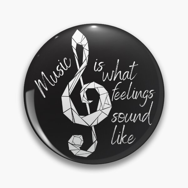 Item preview, Music is what feelings sound like - Motivation Musical Note T-Shirt designed and sold by SithJedi.