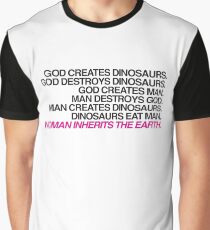 Camiseta gráfica Jurassic Park — Woman Inherits the Earth