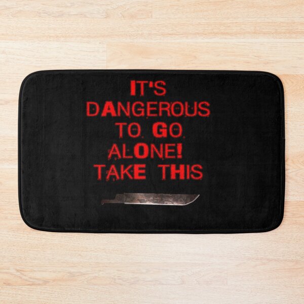 Item preview, It's Dangerous to Go Alone, Take This Great Knife Gamer designed and sold by RKSDesigns.