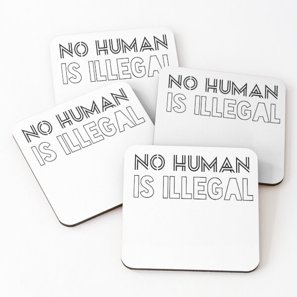 Item preview,  No human is illegal designed and sold by Andreastore.