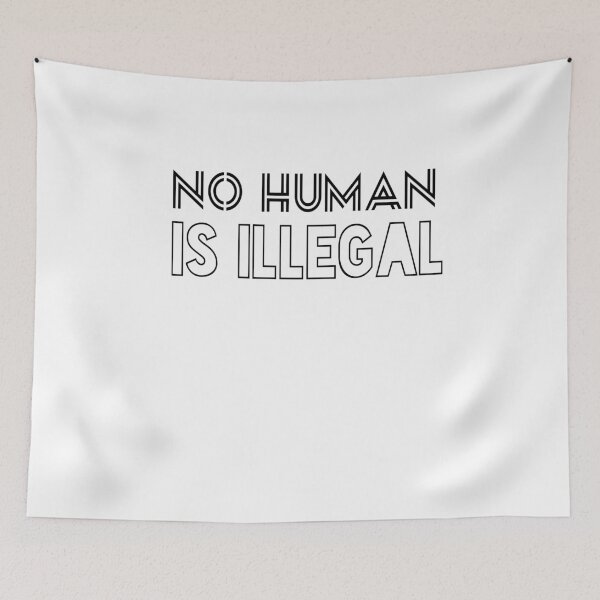 Item preview,  No human is illegal designed and sold by Andreastore.