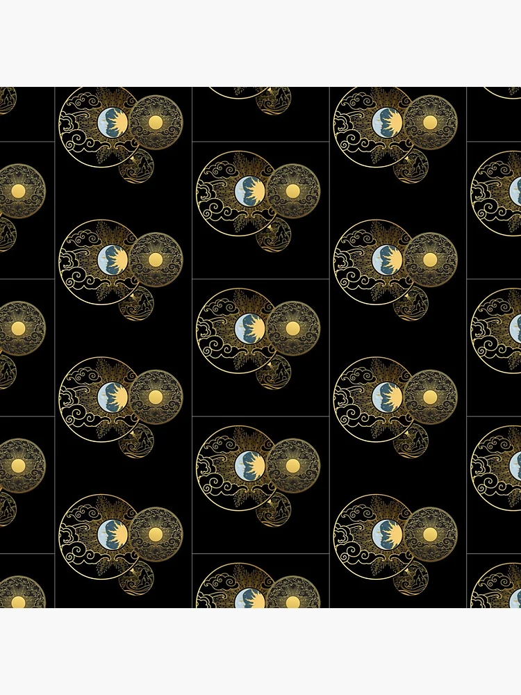 Thumbnail 4 of 4, Clock, Pattern design designed and sold by AARZU.