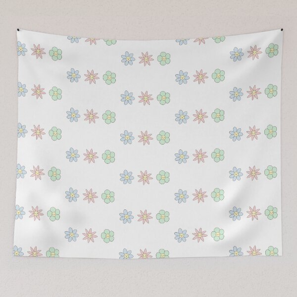 Item preview, Happy Flowers designed and sold by fuzzy frog socks.