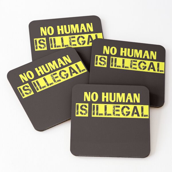 Item preview, No human is illegal designed and sold by Andreastore.