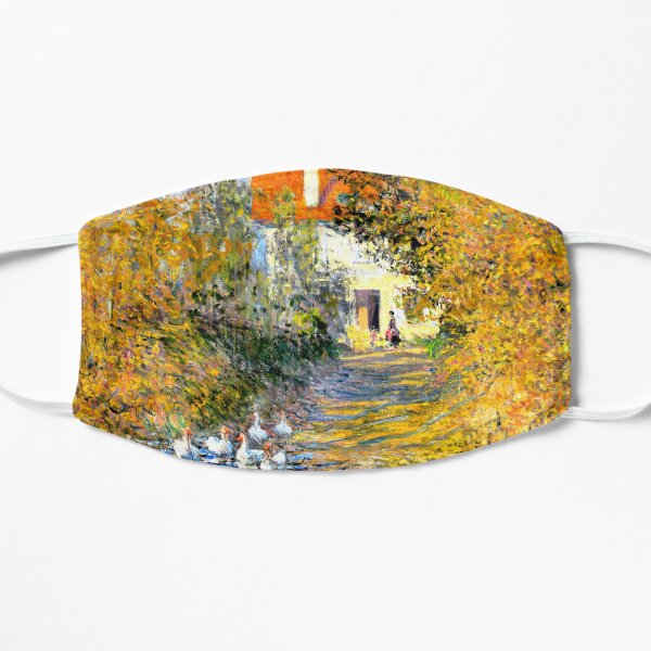 Monet - The Geese, fine art popular painting Mask