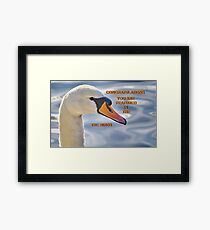 Challenge entry. Framed Print