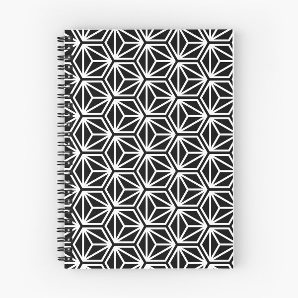 Item preview, Patrón de cubo hexagonal triangular - Blanco designed and sold by RoguePatterns.