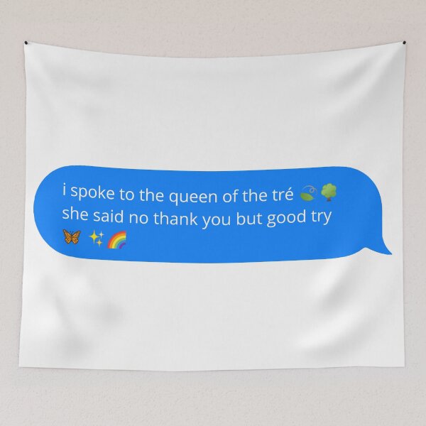 Item preview,  I spoke to the queen of tre- Tiktok Fairy Comment designed and sold by Vaishnavi Deo.