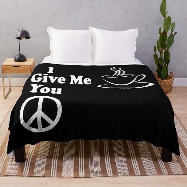 Item preview, Give Me Coffee I Give You Peace Symbols designed and sold by CoolestStore.