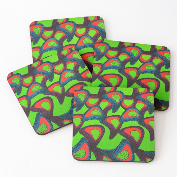 Item preview, Colorful Ankara | Red, Green and Blue African Wax Print  designed and sold by africanvisuals.