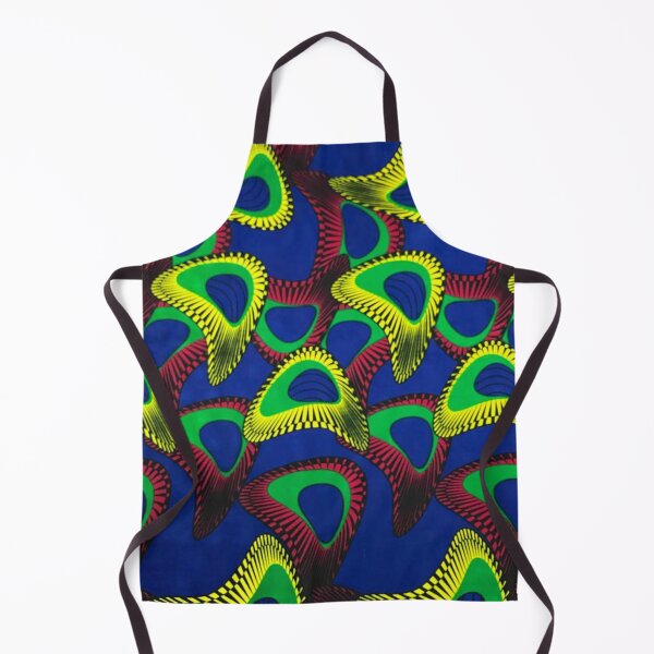 Item preview, Colorful Blue, Red, Green and Yellow African Wax Print designed and sold by africanvisuals.